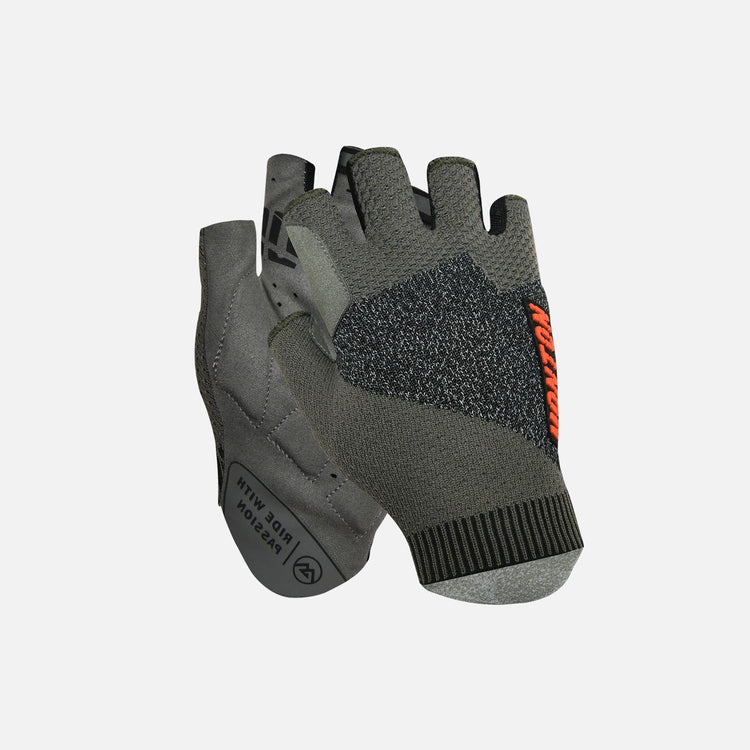 Monton Half Finger Cycling Gloves Kufen Yellow