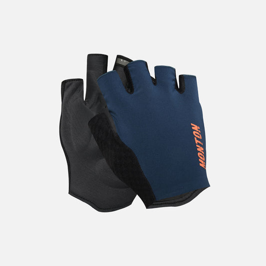 Monton Half Finger Cycling Gloves Shadow Black