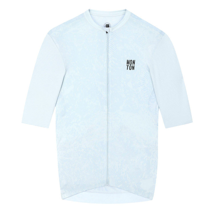 Men's Cycling Jersey Topography Crimson Navy
