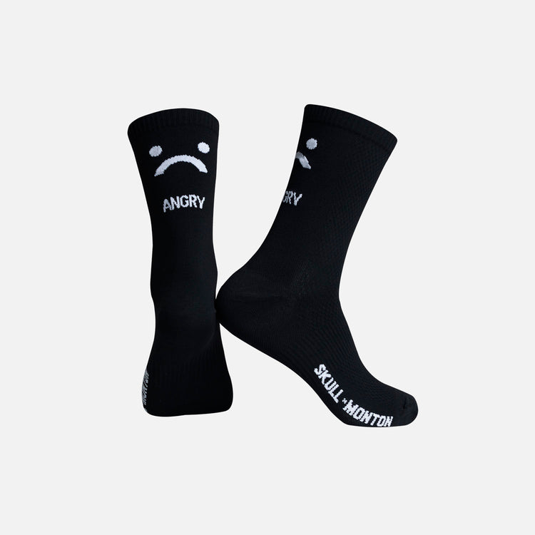 Cycling Socks ANGRY BLACK