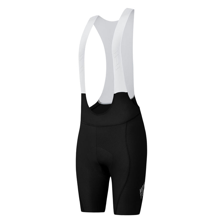 Women's Cycling Bib Shorts 25-Minima Black Grey