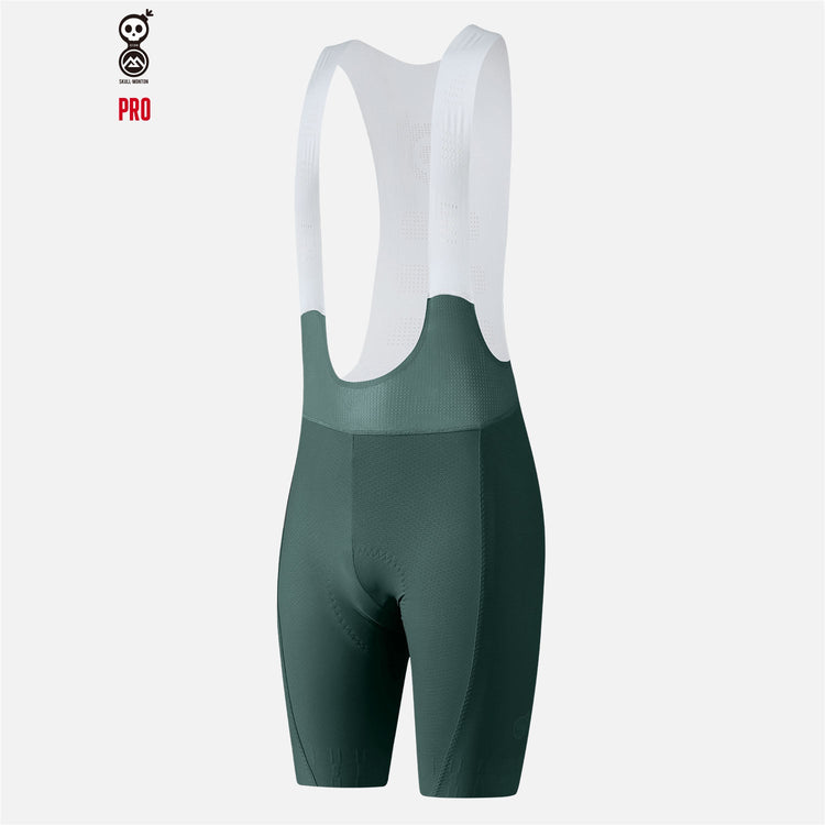 Green Cycling Bib Shorts