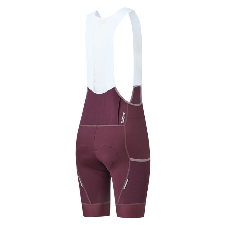Men's Cycling Bib Shorts ChaseSummer Burgundy Red