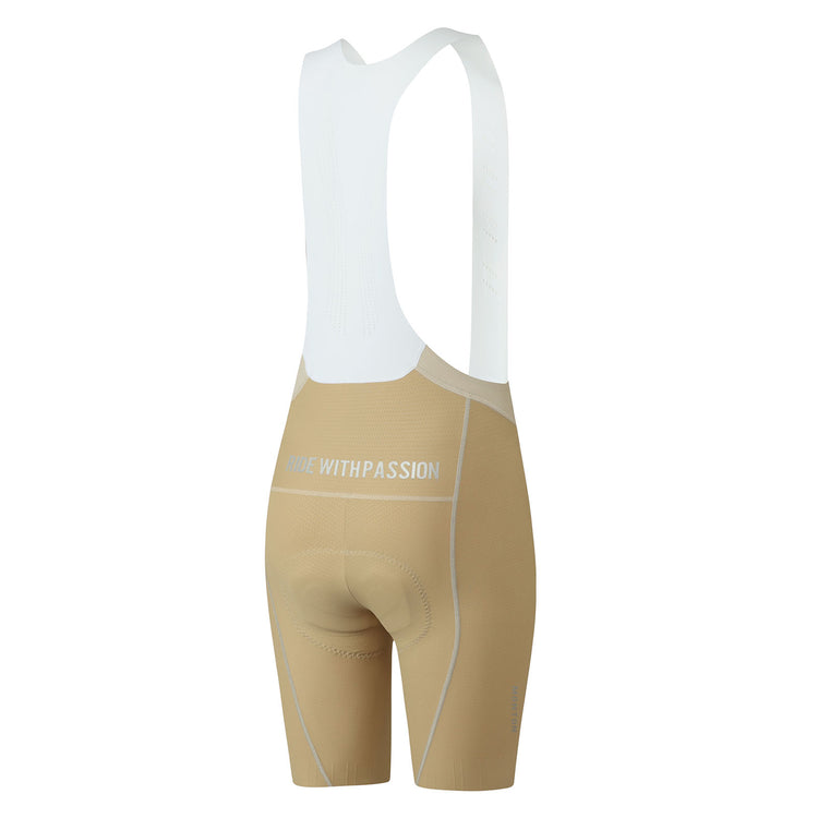 Men's Cycling Bib Shorts 25-Minima Khaki