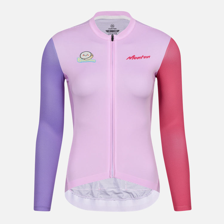 Women's Cycling LS Jersey Bananaraido Pink