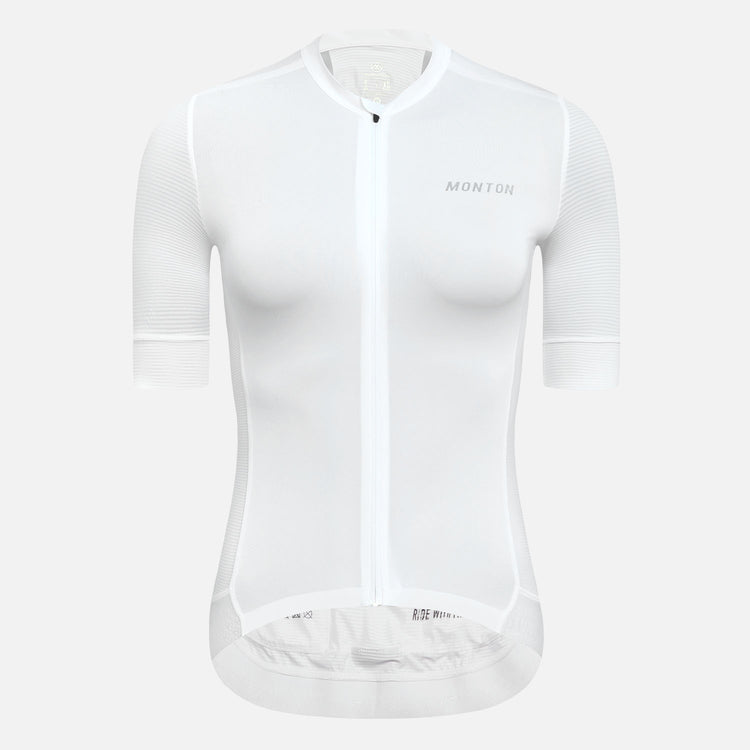 Womens Cycling Jersey 24-Traveler White