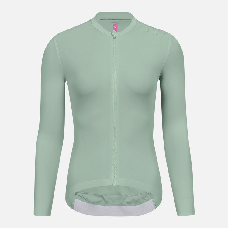 Women's Cycling LS Jersey Minima Lime Cream