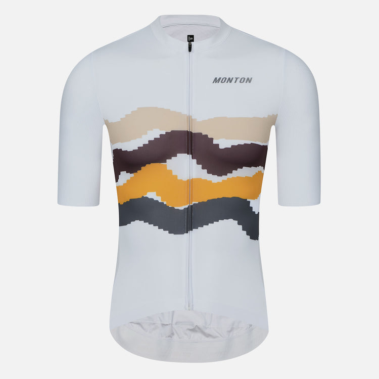 white cheap cycling jersey