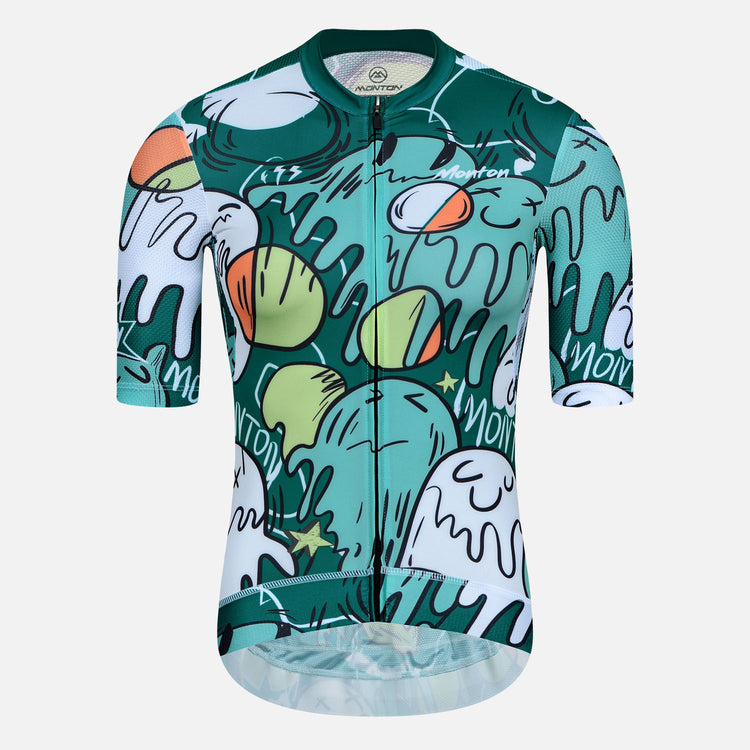 Women's Cycling Jersey Snowball Green