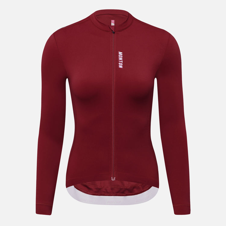 Women's LS Cycling Jersey Reki Jam Red