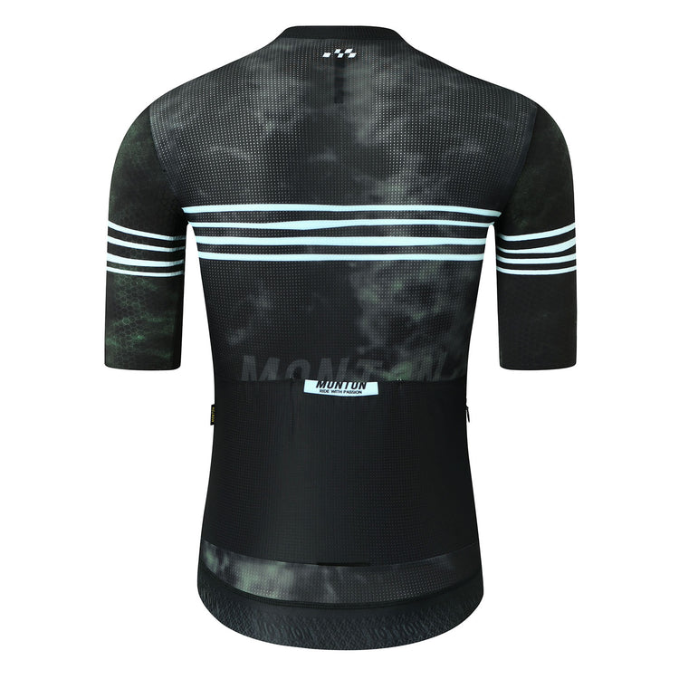 Men's Cycling Jersey Days Black Green