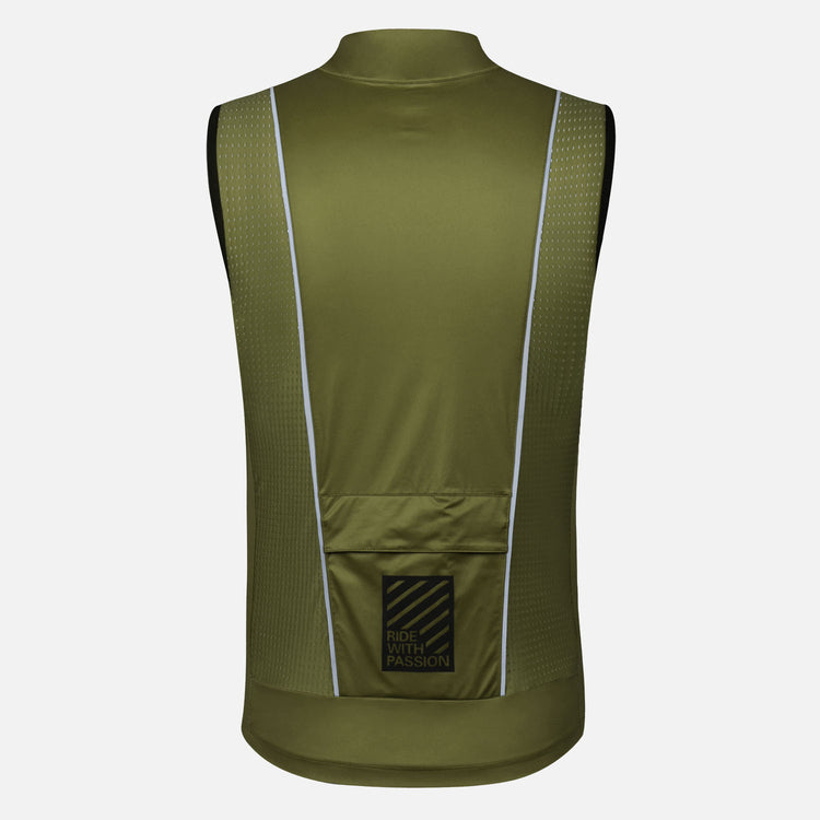 Cycling Vest Urban YAKO Arrowwood Yellow