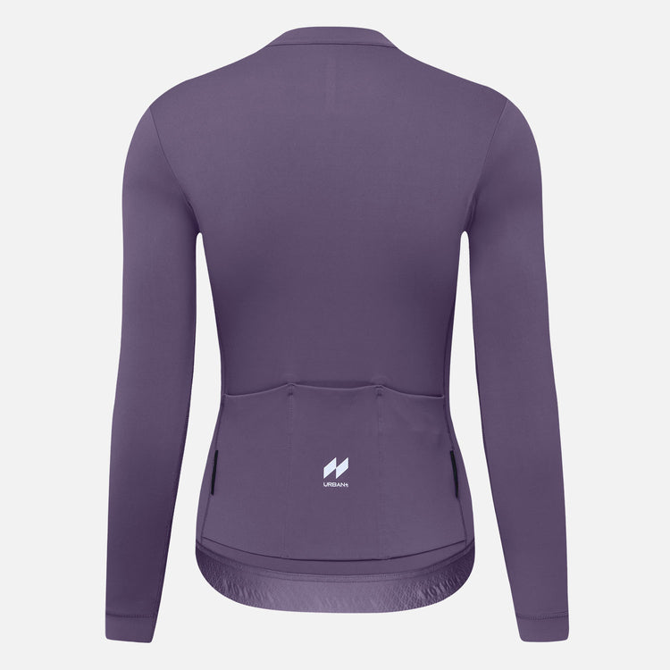 Women's LS Cycling Jersey Reki Heather Purple