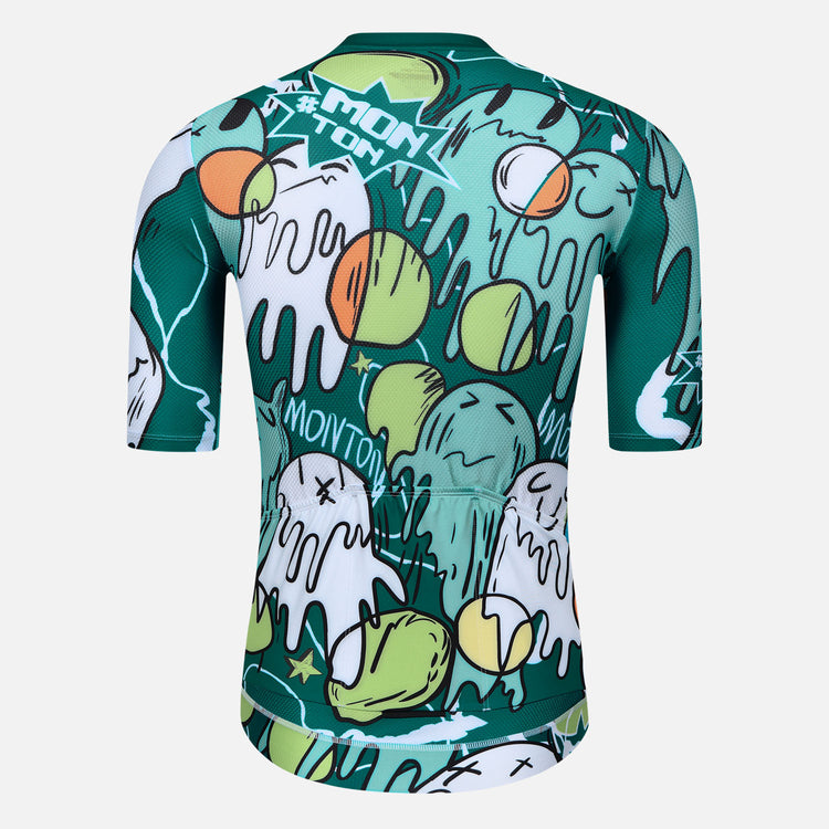 Women's Cycling Jersey Snowball Green