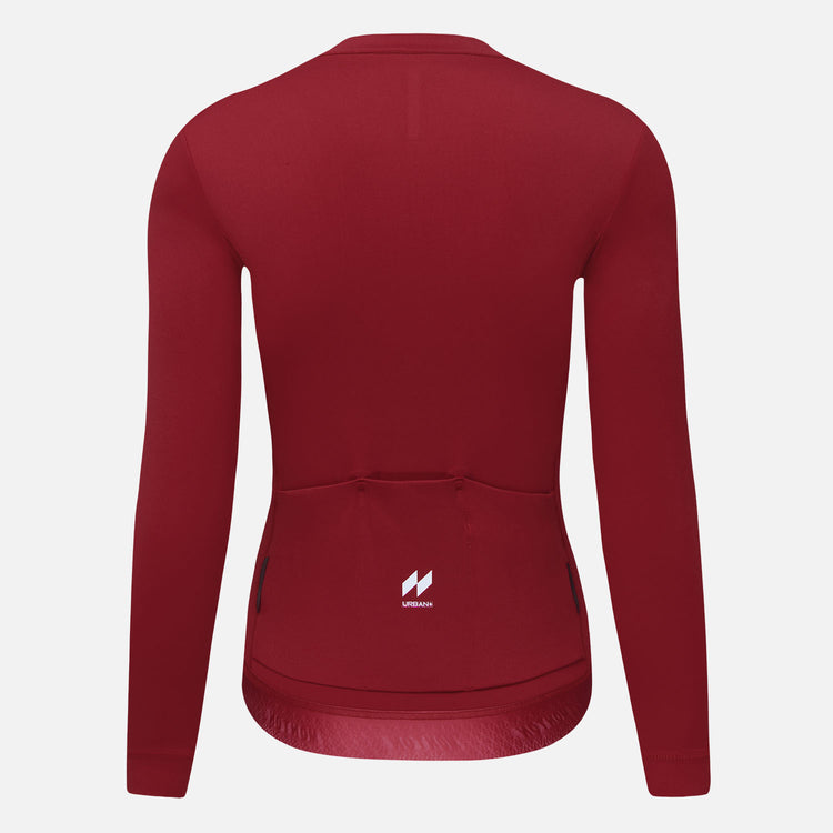 Women's LS Cycling Jersey Reki Jam Red