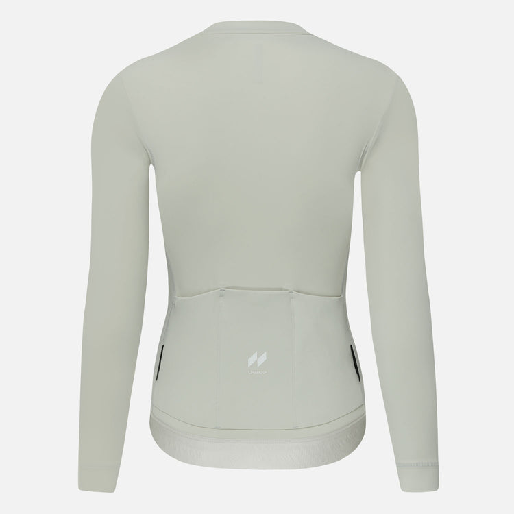 Women's LS Cycling Jersey Reki Light Grey