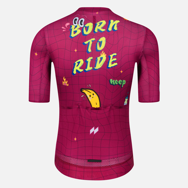 Womens Cycling Jersey FunRide Magenta