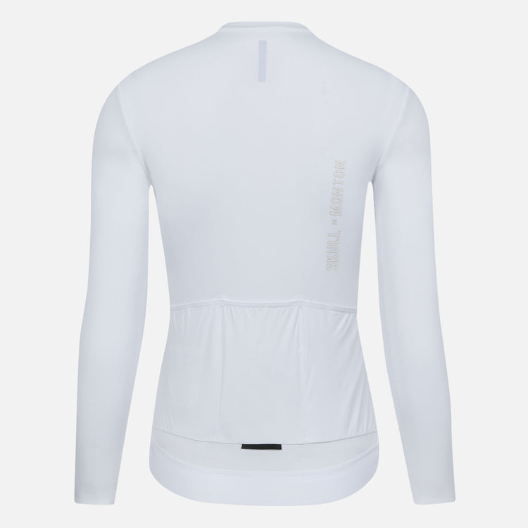 Women's Cycling LS Jersey Minima White