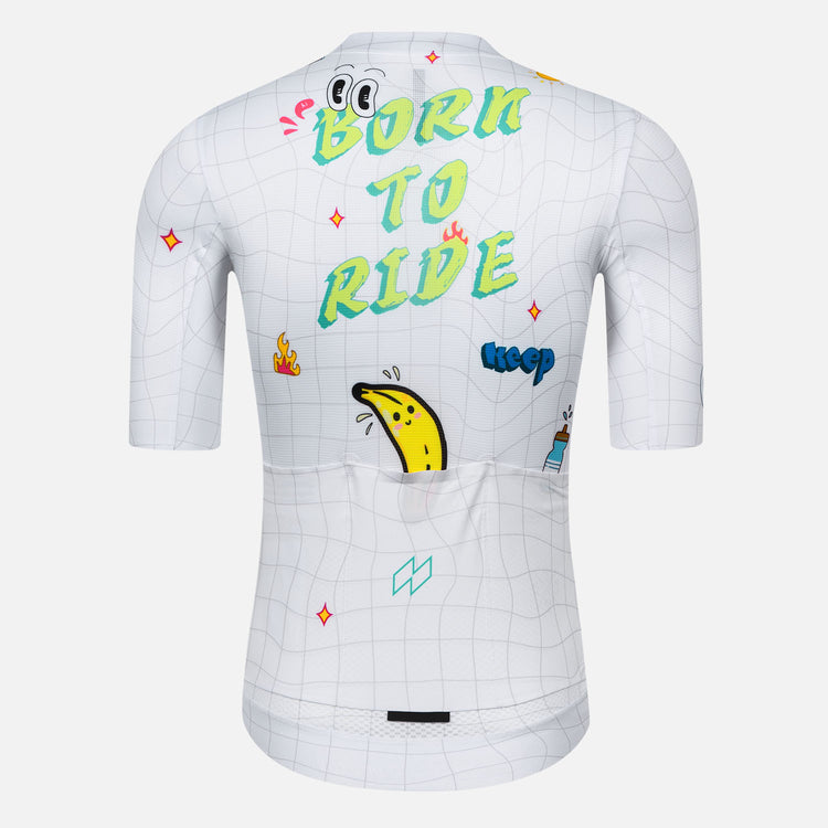 Womens Cycling Jersey FunRide White
