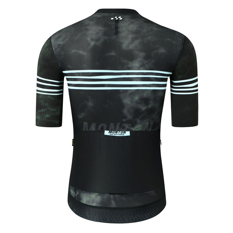 Women's Cycling Jersey Days Black Green