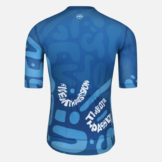Cycling Jersey Mens LifeStyle Eirian Blue