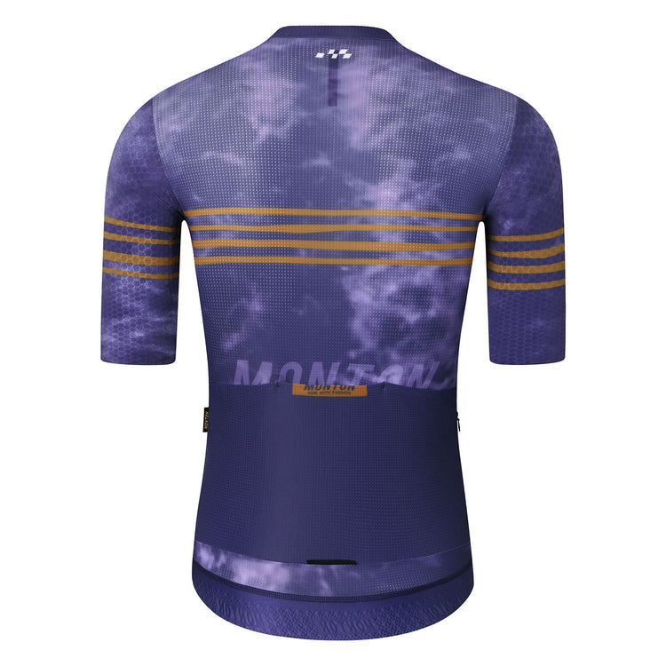 Men's Cycling Jersey Days Aztec Purple