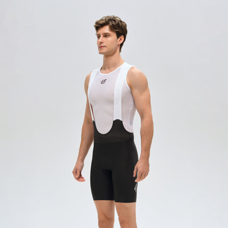 Men's Cycling Bib Shorts 25-Minima Black Grey