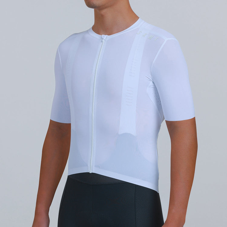 dopamine white bicycle jersey