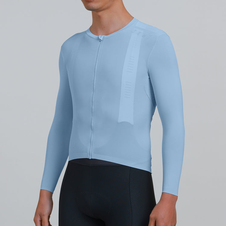 blank cycling jesey blue