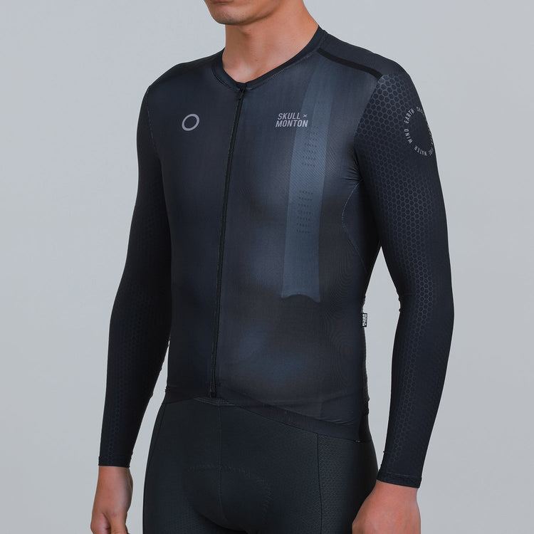 pro team cycling wear black