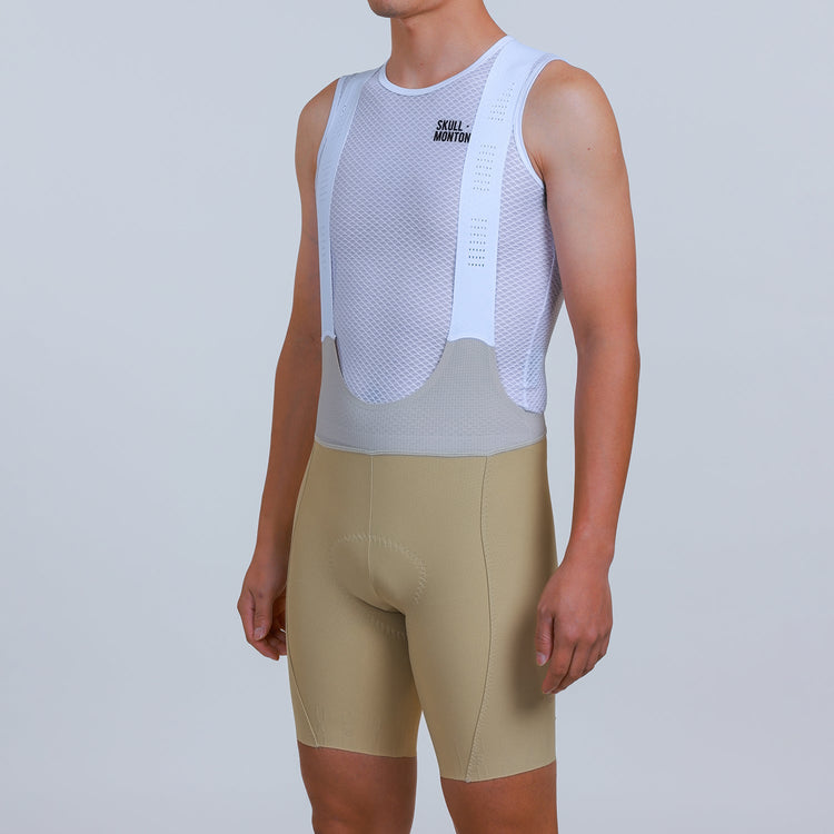 Cycling Bib Shorts Khaki