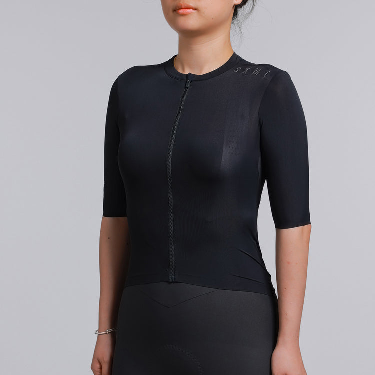 Women's Cycling Jersey Minima Black