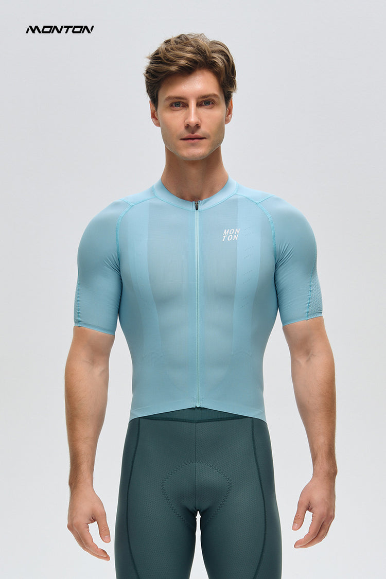 Men's Cycling Jersey 25-Traveler Glacier Blue