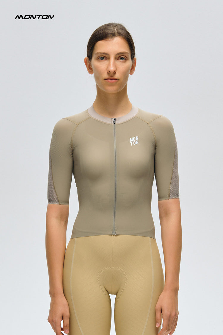 Women's Cycling Jersey 25-Traveler Moss Grey