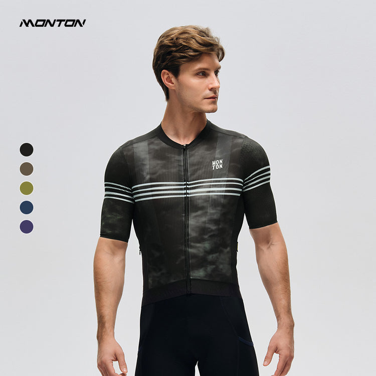 Men's Cycling Jersey Days Black Green