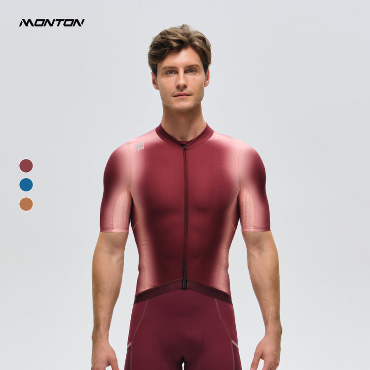 Men's Cycling Jersey Spectrum Red Horizon