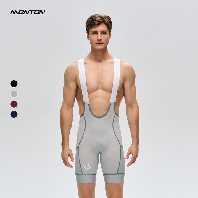 Men's Cycling Bib Shorts ChaseSummer Light Grey