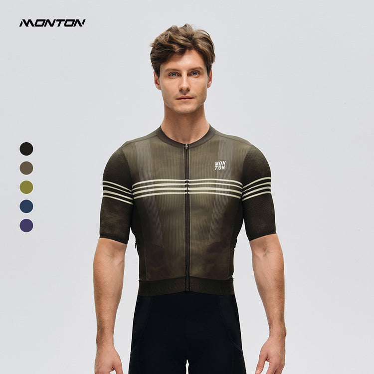 Men's Cycling Jersey Days Charcoal Brown
