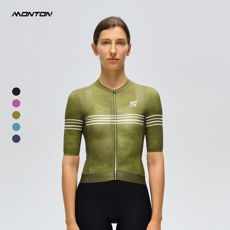 Women's Cycling Jersey Days Pesto Green