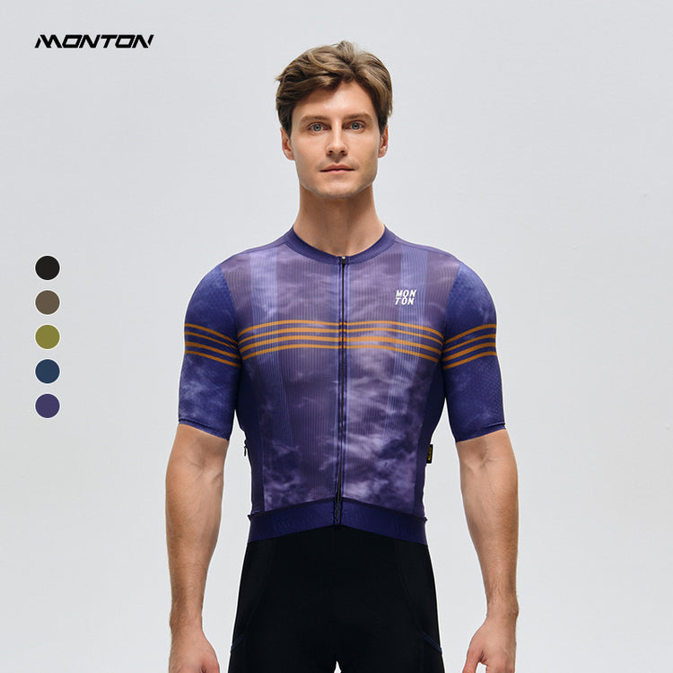 Men's Cycling Jersey Days Aztec Purple