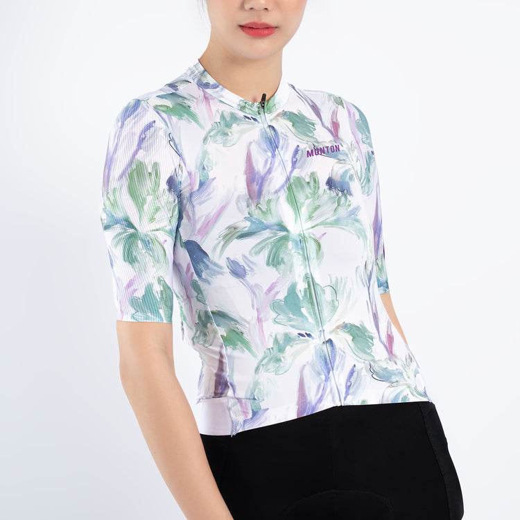 Women Cycling Jerseys Purple