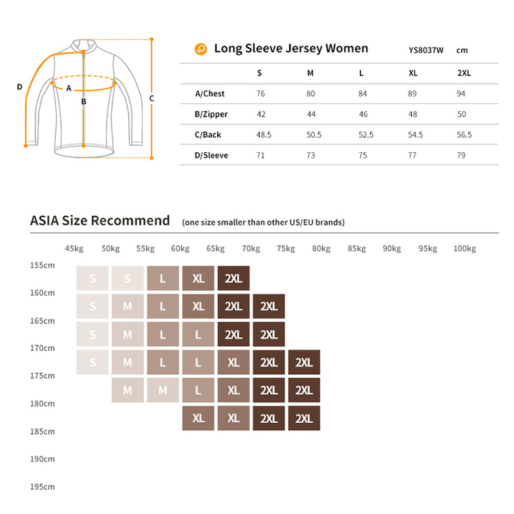 Women's LS Cycling Jersey Reki Jam Red