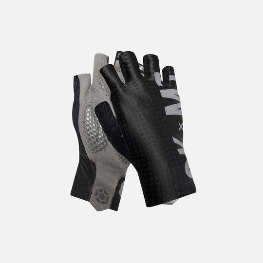 Skull Monton Half Finger Cycling Gloves SKMT Black