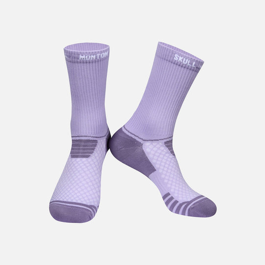 purple cycling socks
