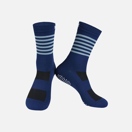 blue cycling socks