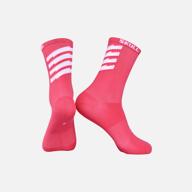 Cycling Socks TUESDAY III Violet Red