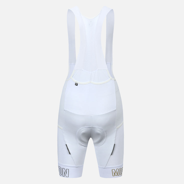 white cycling bib shorts women's