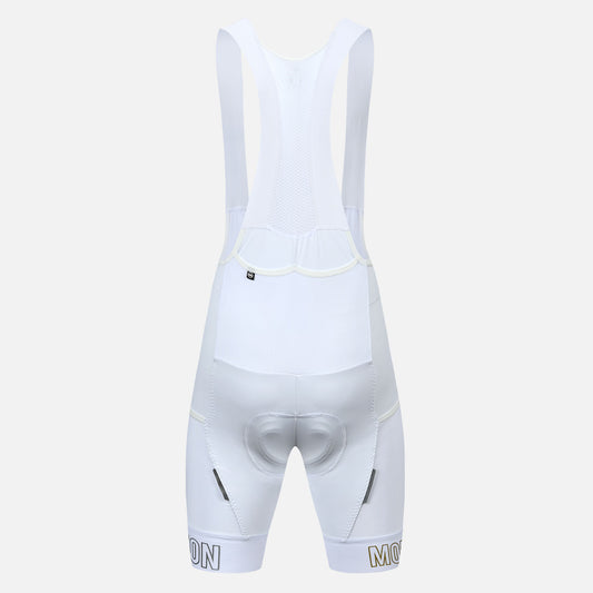white cycling bib shorts