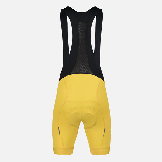 yellow cycling bib shorts