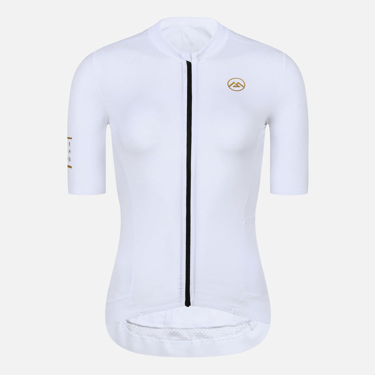 white cycling jersey womens